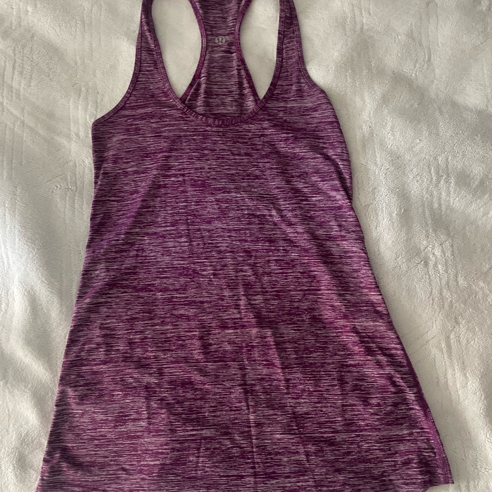 Lululemon Purple Racerback Tank Top